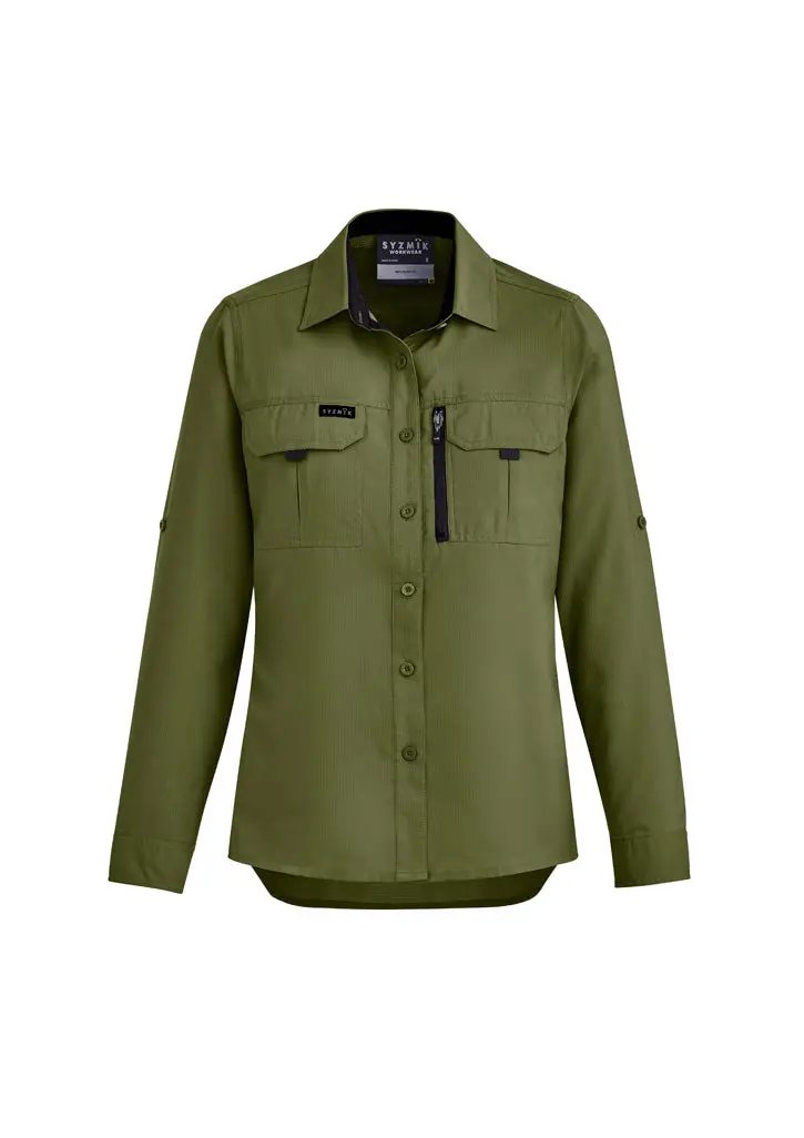 Syzmik Long Sleeve Women's Outdoor Shirt ZW760  Metro Workwear