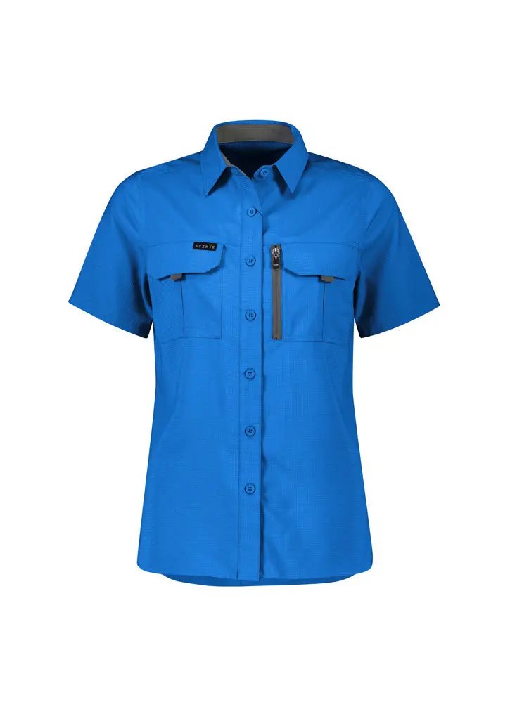 Syzmik Workwear Outdoor Women's Short Sleeve Shirt ZW765  Metro Workwear