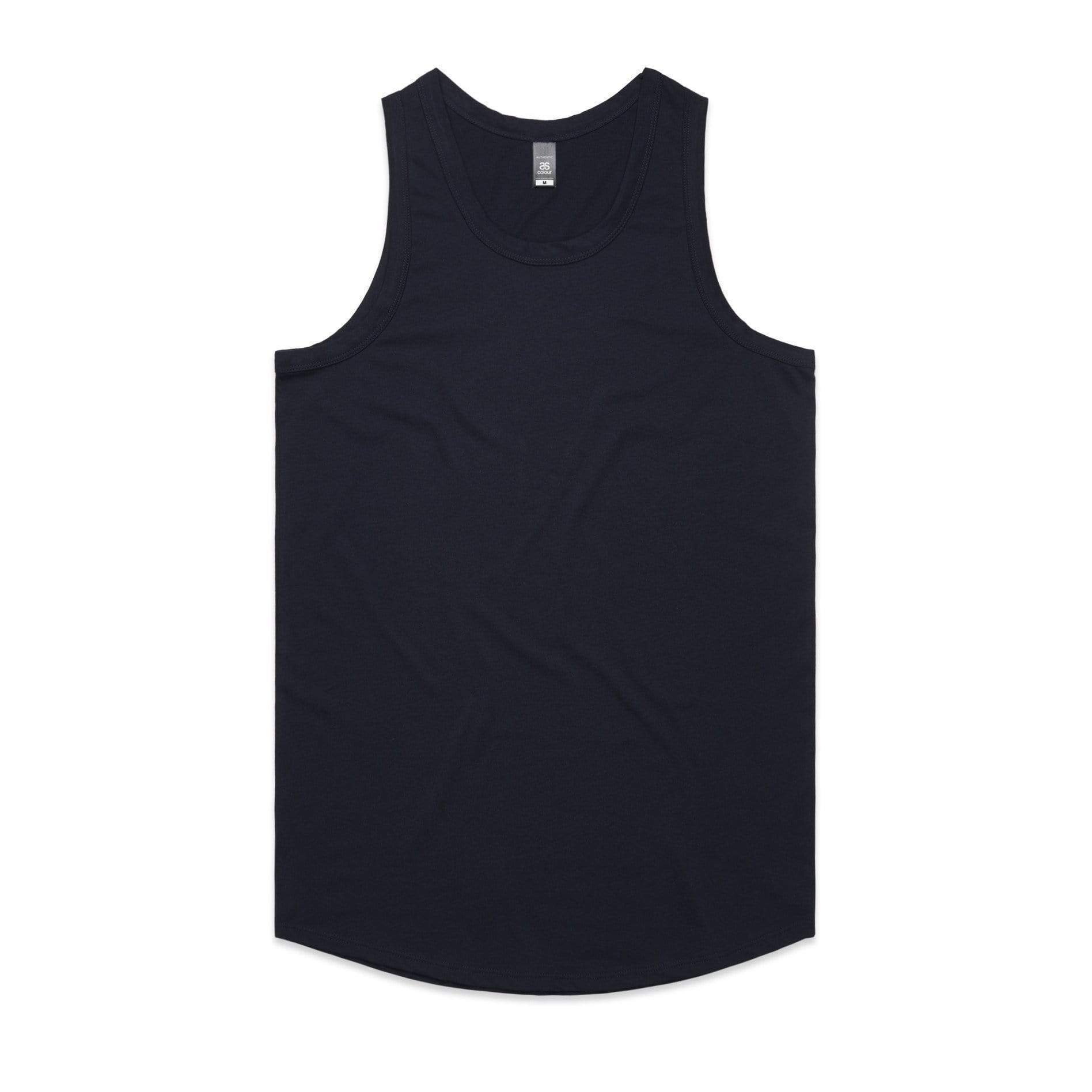 As Colour Men's authentic singlet 5004 Casual Wear As Colour NAVY SML 