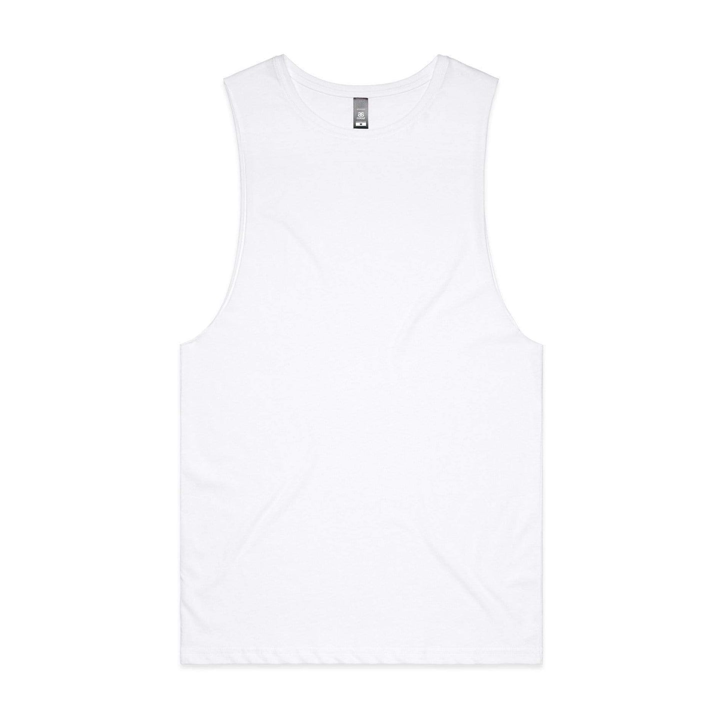 As Colour Men's barnard tank 5025 Casual Wear As Colour WHITE MARLE XSM 