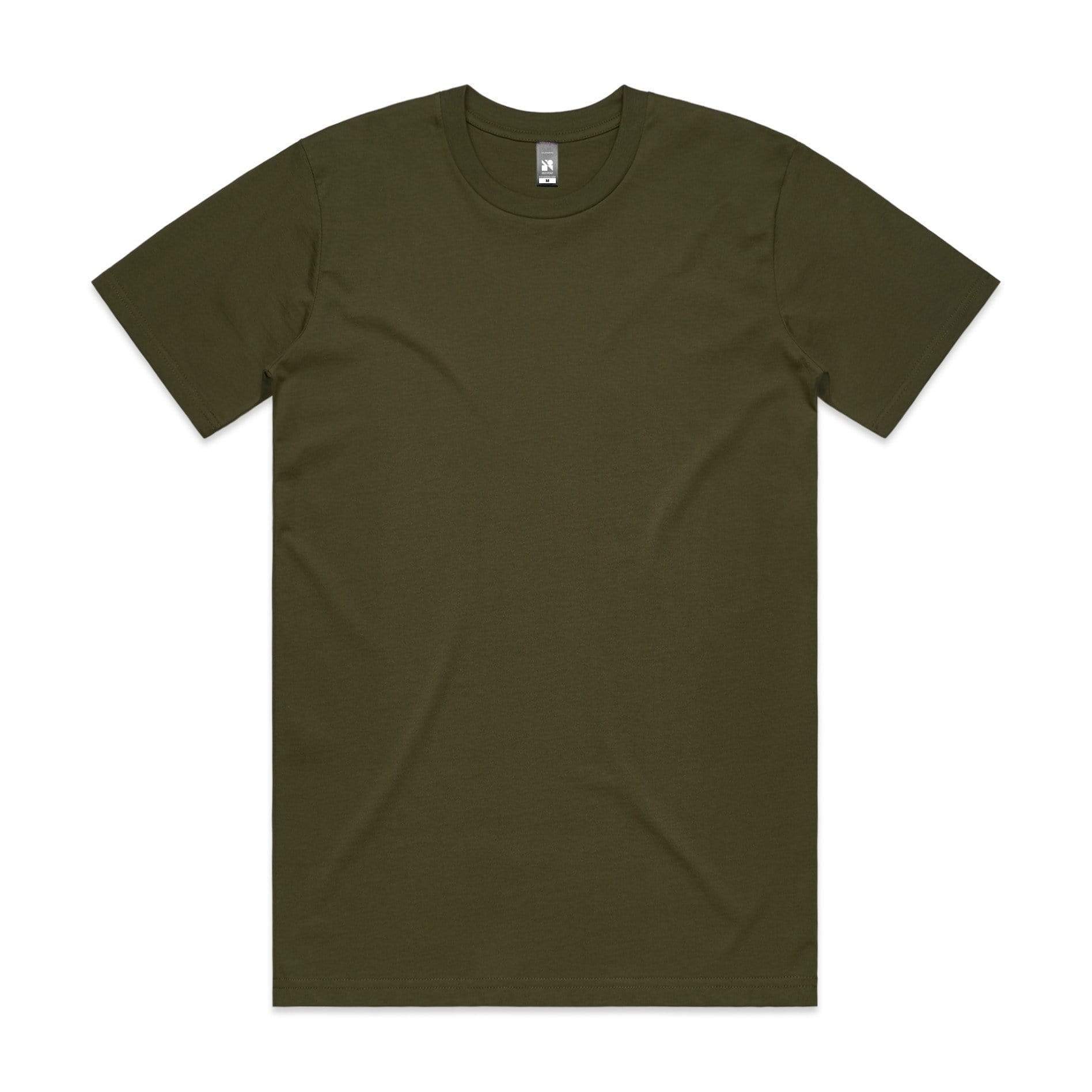 As Colour Men's classic tee 5026 Casual Wear As Colour ARMY SML 