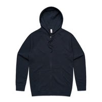 As Colour Men's official zip hoodie 5103 Casual Wear As Colour NAVY XSM 