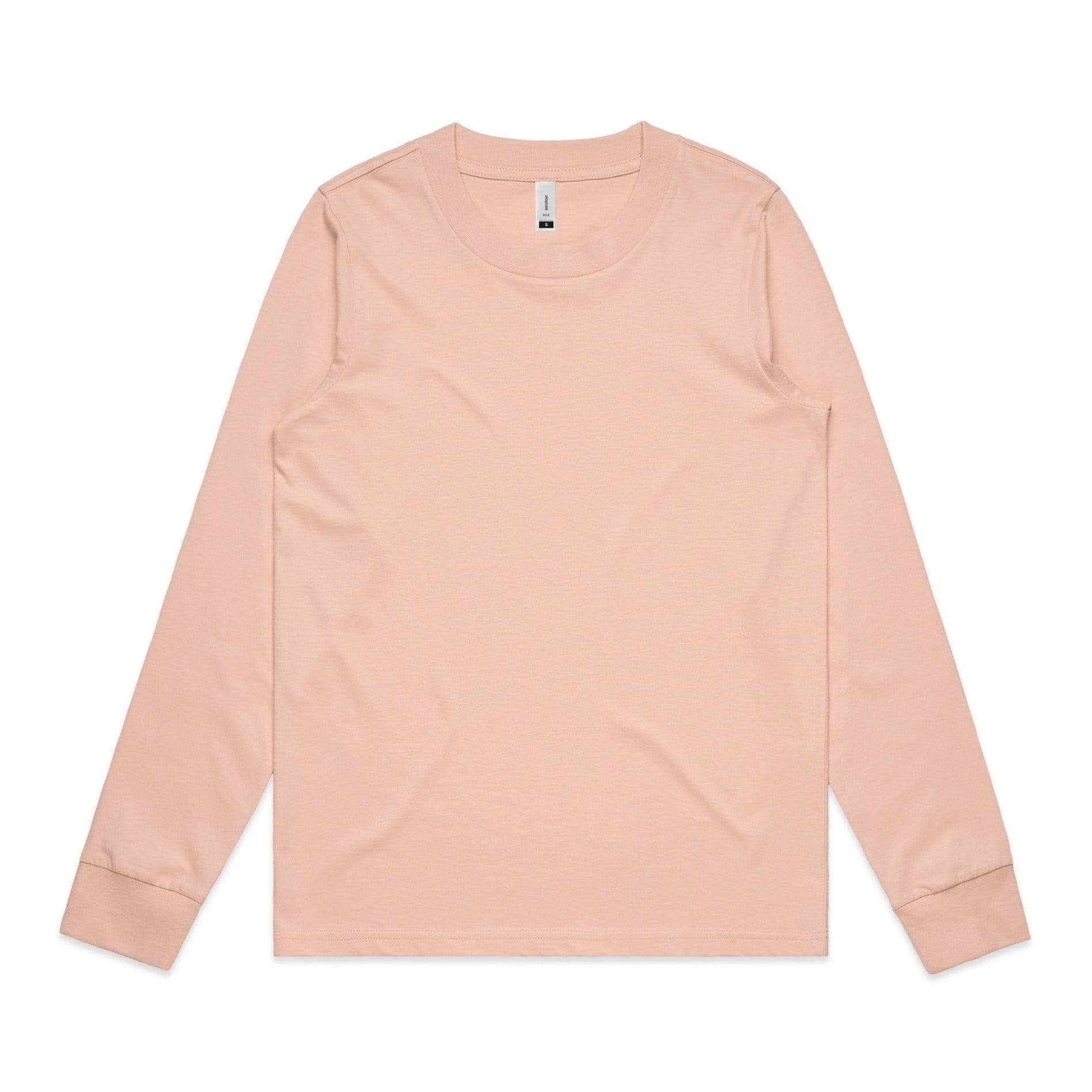 As Colour Women's dice L/S tee 4056 Casual Wear As Colour PALE PINK XSM 