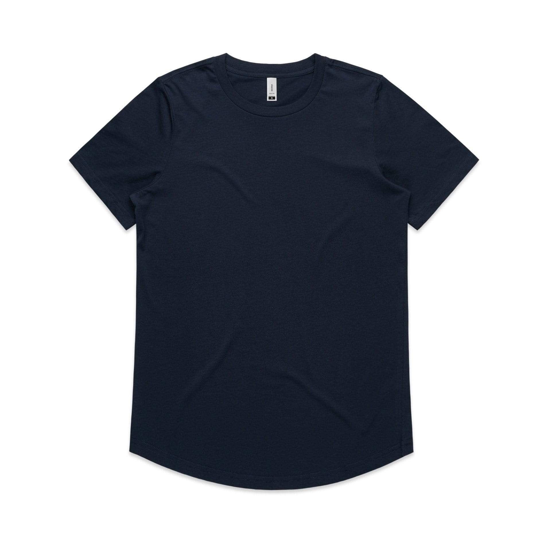 As Colour Women's drop tee 4052 Casual Wear As Colour NAVY XSM 