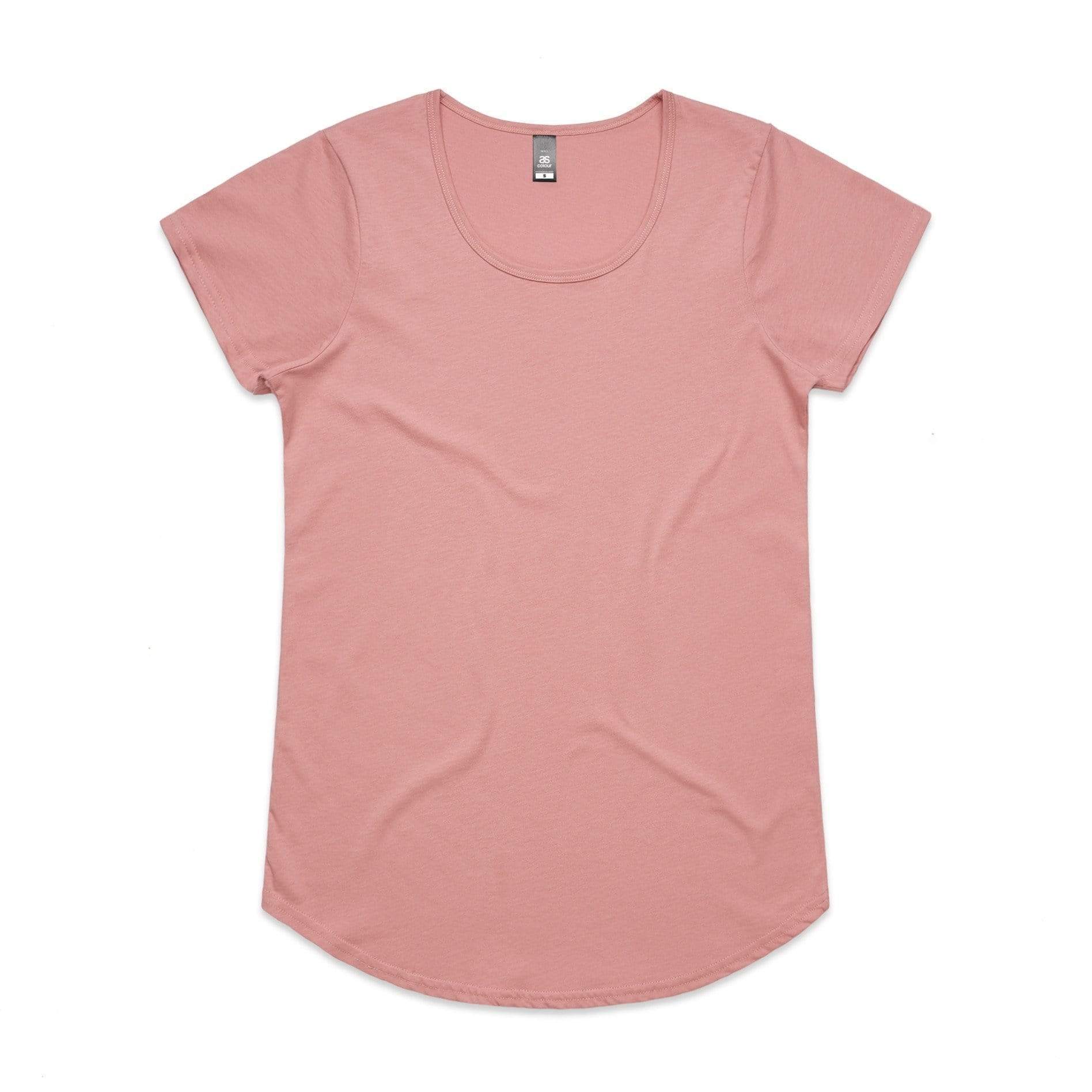 As Colour Women's mali tee 4008 Casual Wear As Colour ROSE XSM 