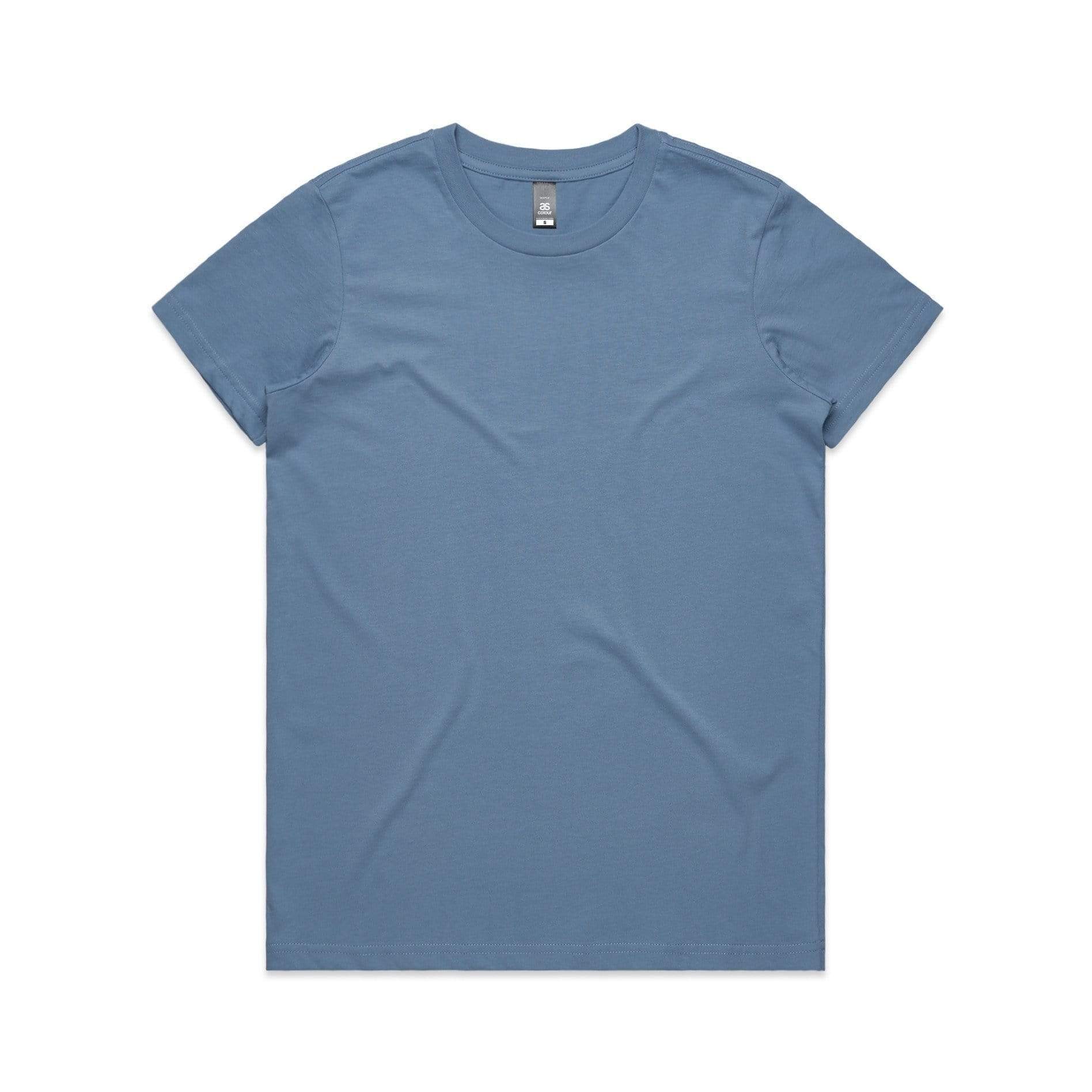 As Colour Women's maple tee 4001 Casual Wear As Colour CAROLINA BLUE XSM 