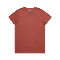 As Colour Women's maple tee 4001 Casual Wear As Colour CORAL XSM 