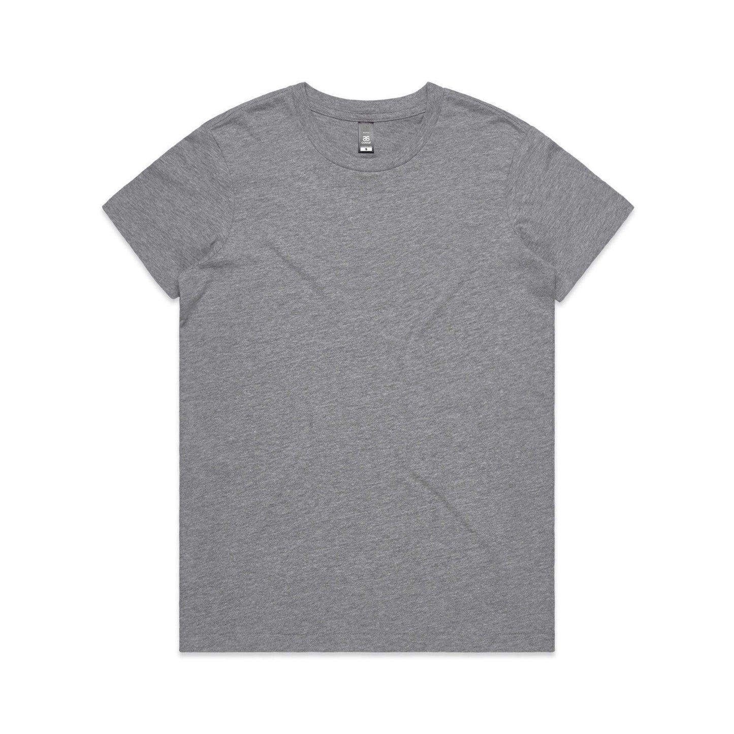 As Colour Women's maple tee 4001 Casual Wear As Colour GREY MARLE XSM 