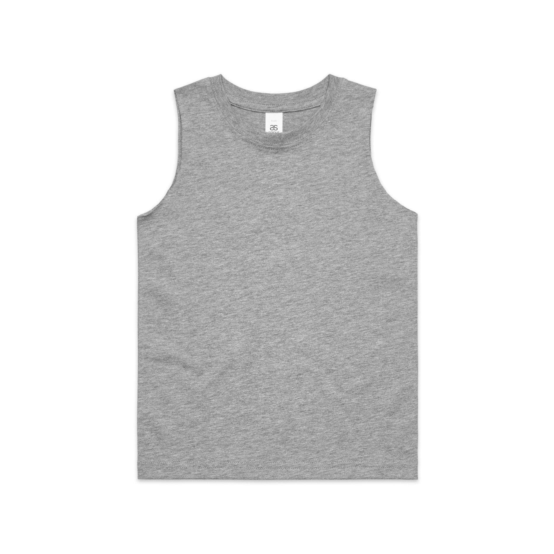 As Colour Youth Barnard tank 3010 Casual Wear As Colour GREY MARLE 8Y 