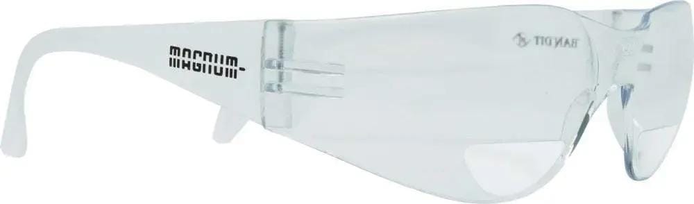 Magnum Safety Glasses - Bifocal Clear Lens (+2.50)