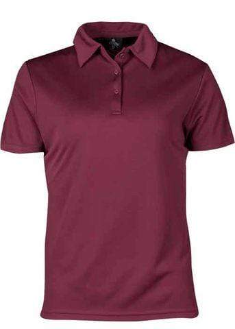 Aussie Pacific Ladies Botany Polo Shirt 2307 Casual Wear Aussie Pacific Maroon 6 