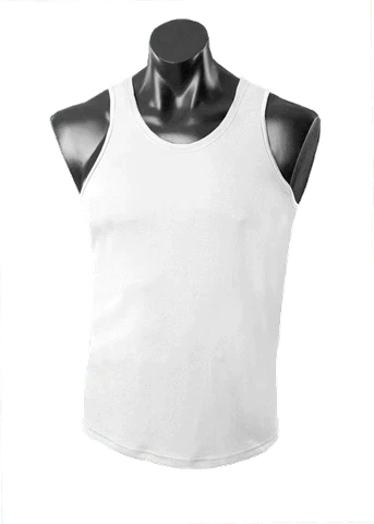 Aussie Pacific Botany Men's Singlet 1107 Casual Wear Aussie Pacific White S 