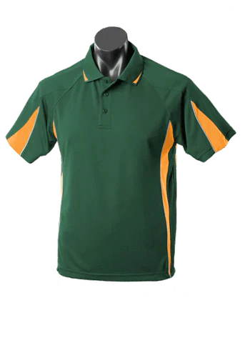 Aussie Pacific Eureka Kids Polo Shirt 3304 Casual Wear Aussie Pacific Bottle/Gold/Ashe 6 