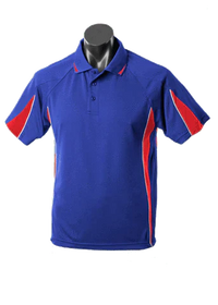 Aussie Pacific Eureka Kids Polo Shirt 3304 Casual Wear Aussie Pacific Royal/Red/White 6 