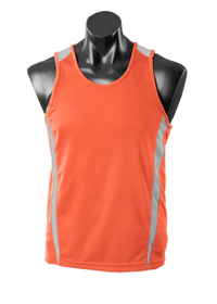 Aussie Pacific Eureka Kids Singlet 3104 Casual Wear Aussie Pacific Orange/Charcoal 6 