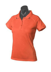 Aussie Pacific Flinders Women's Polo Shirt 2308 Casual Wear Aussie Pacific Orange/Slate 6 