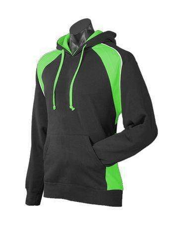 Aussie Pacific Huxley Hoodie 1509 Casual Wear Aussie Pacific Black/Kawa Green/White S 