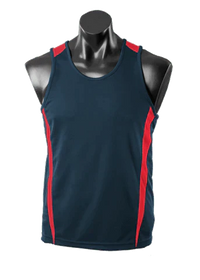 Aussie Pacific Men's Eureka Singlet 1104 Casual Wear Aussie Pacific Navy/Red S 