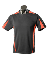 Aussie Pacific Men's Eureka Tees 1204 Casual Wear Aussie Pacific Black/Orange S 