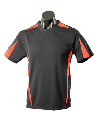 Aussie Pacific Men's Eureka Tees 1204 Casual Wear Aussie Pacific Black/Orange S 