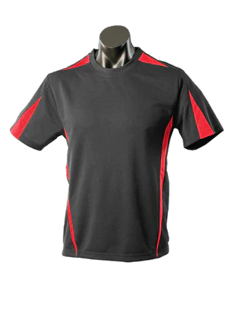 Aussie Pacific Men's Eureka Tees 1204 Casual Wear Aussie Pacific Black/Red S 