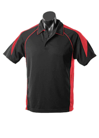 Aussie Pacific Premier Kids Polo Shirt 3301 Casual Wear Aussie Pacific Black/Red 6 