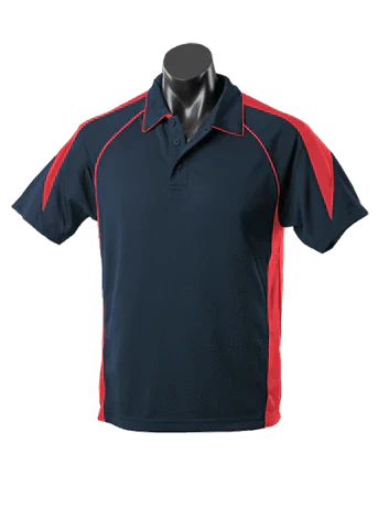 Aussie Pacific Premier Kids Polo Shirt 3301 Casual Wear Aussie Pacific Navy/Red 6 