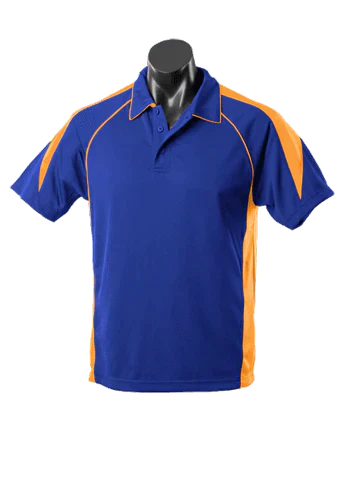 Aussie Pacific Premier Kids Polo Shirt 3301 Casual Wear Aussie Pacific Royal/Gold 6 