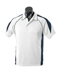 Aussie Pacific Premier Kids Polo Shirt 3301 Casual Wear Aussie Pacific White/Navy 6 