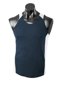 Aussie Pacific Premier Kids Singlet 3101 Casual Wear Aussie Pacific Navy/White 6 