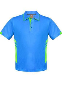 Aussie Pacific Tasman Kids Polo Shirt 3311 Casual Wear Aussie Pacific Cyan/Neon Green 6 