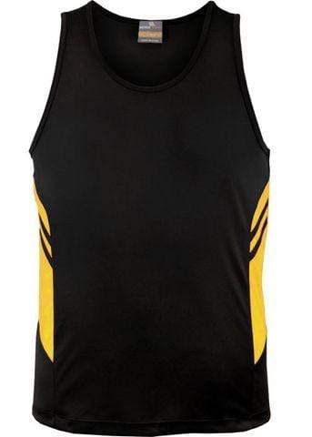 Aussie Pacific Tasman Kids Singlet 3111 Casual Wear Aussie Pacific Black/Gold 4 