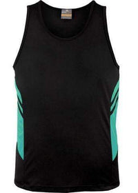 Aussie Pacific Tasman Kids Singlet 3111 Casual Wear Aussie Pacific Black/Teal 4 