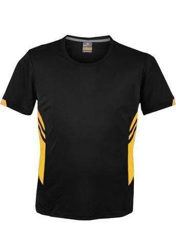 Aussie Pacific Tasman Kids Tees 3211 Casual Wear Aussie Pacific Black/Gold 6 