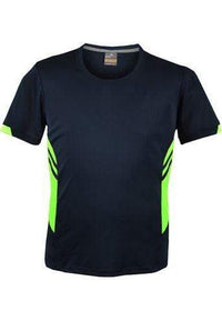 Aussie Pacific Tasman Kids Tees 3211 Casual Wear Aussie Pacific Navy/Neon Green 6 