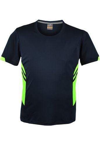 Aussie Pacific Tasman Kids Tees 3211 Casual Wear Aussie Pacific Navy/Neon Green 6 