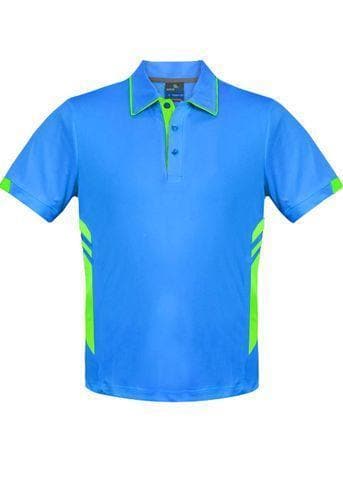 Aussie Pacific Tasman Men's Polo Shirt 1311 Casual Wear Aussie Pacific Cyan/Neon Green S 