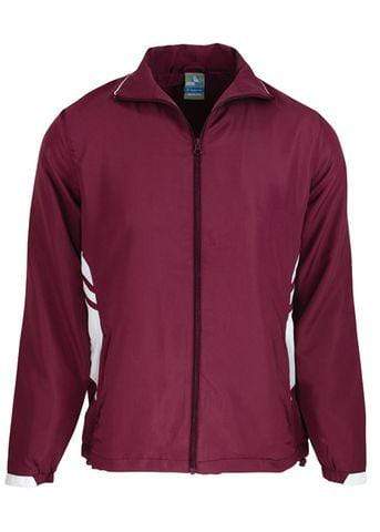 Aussie Pacific Tasman Track Jacket 1611 Casual Wear Aussie Pacific Maroon/White S 