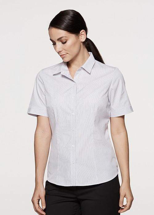 Aussie Pacific Ladies Bayview Short Sleeve Shirt 2906S Corporate Wear Aussie Pacific   