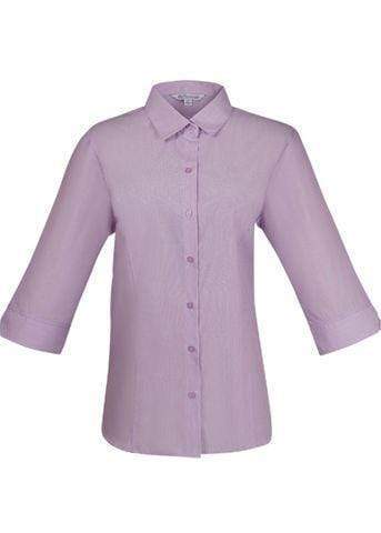 Aussie Pacific Ladies Belair 3/4 Sleeve Shirt 2905T Corporate Wear Aussie Pacific Lilac 4 