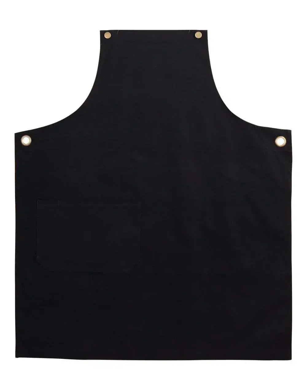 Australian Industrial Wear Hospitality & Chefwear Black BRUNSWICK bib apron m3200