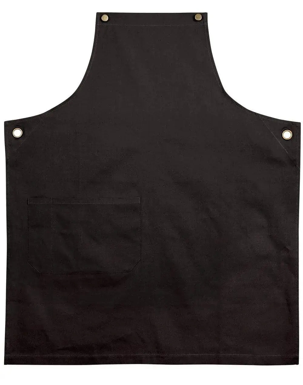 Australian Industrial Wear Hospitality & Chefwear Charcoal BRUNSWICK bib apron m3200