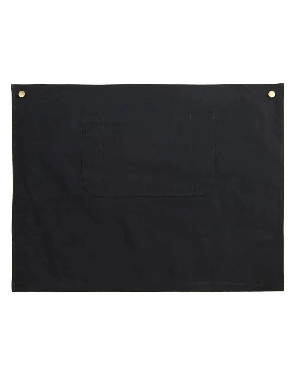 Australian Industrial Wear Hospitality & Chefwear 72cm x 54cm. / Black FITZROY half waist apron m3100