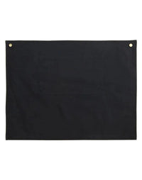 Australian Industrial Wear Hospitality & Chefwear 72cm x 54cm. / Black FITZROY half waist apron m3100