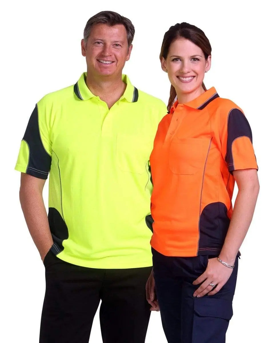 Aiw Alliance Short Sleeve Safety Polo - Unisex  SW71 Metro Workwear.