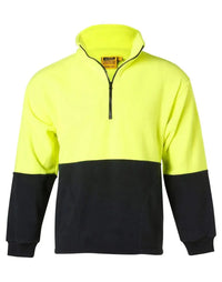 Hi-vis 2 Tone Polar Fleece SW07 Metro Workwear.