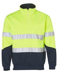 Hi-vis Long Sleeve Fleece Sweat SW14 Metro Workwear.