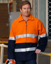 Hi-vis Two Tone Bluey Jacket SW31A Metro Workwear.