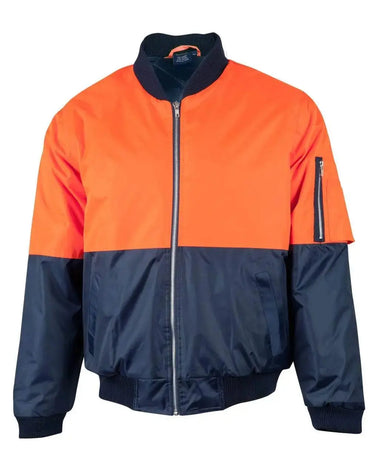 Hi-vis Two Tone Flying Jacket SW06A Metro Workwear.