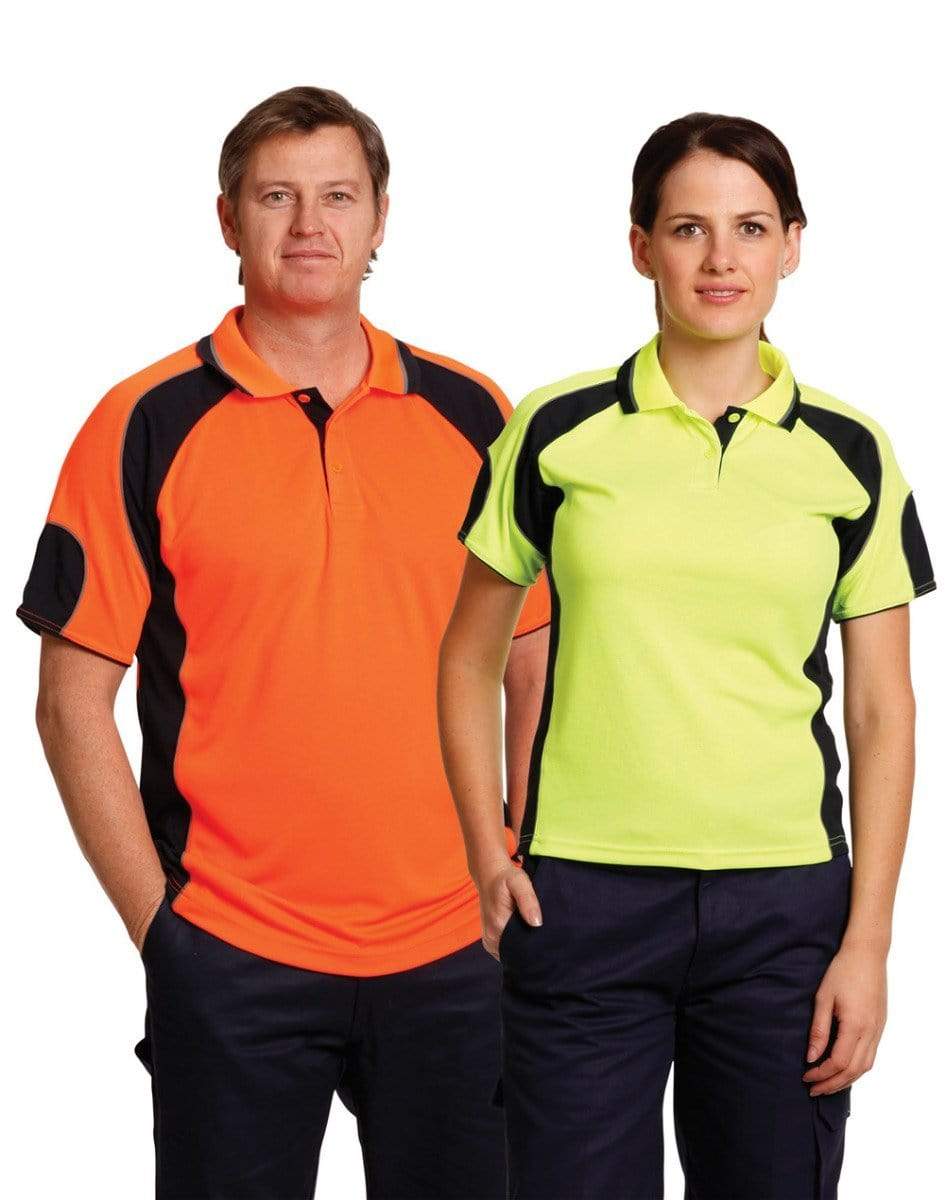 High-vis Polo - Unisex SW61 Work Wear Australian Industrial Wear   